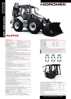 Chargeuses pelleteuses Hidromek HMK 102 S Alpha