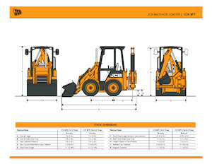 Chargeuses pelleteuses JCB 1CX 8FT