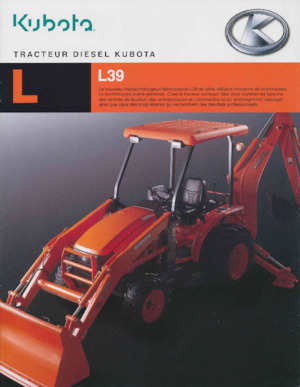 Chargeuses pelleteuses Kubota L 39