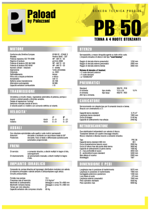 Chargeuses pelleteuses Palazzani PB 50.2