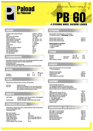 Chargeuses pelleteuses Palazzani PV 60.2