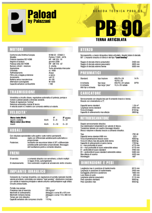Chargeuses pelleteuses Palazzani PB 90.3^