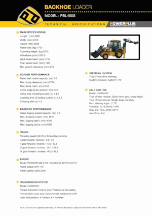Chargeuses pelleteuses PowerPlus PBL480S