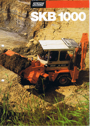 Chargeuses pelleteuses Terex-Schaeff SKB 1000 T