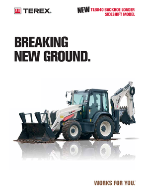 Chargeuses pelleteuses Terex TLB 840