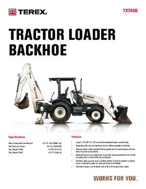 Chargeuses pelleteuses Terex TX 760 B