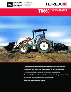 Chargeuses pelleteuses Terex TX660