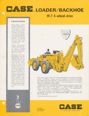 Chargeuses pelleteuses Case W-7 