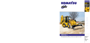 Chargeuses pelleteuses Komatsu WB70A-1