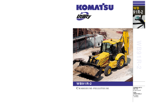Chargeuses pelleteuses Komatsu WB91R-2