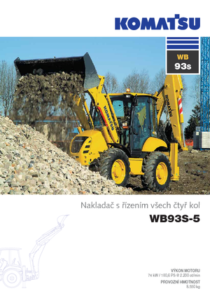 Chargeuses pelleteuses Komatsu WB93S-5E0