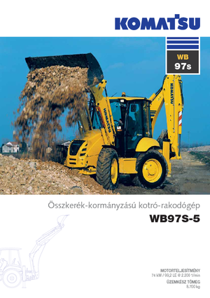 Chargeuses pelleteuses Komatsu WB97S-5E0