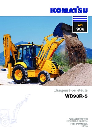Chargeuses pelleteuses Komatsu WB93R-5 