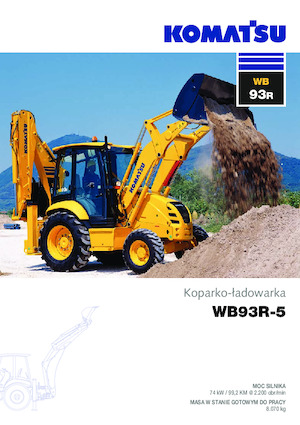 Chargeuses pelleteuses Komatsu WB93R-5 