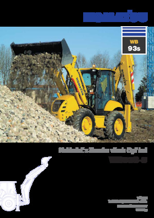 Chargeuses pelleteuses Komatsu WB93S-5 