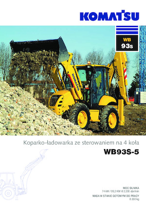 Chargeuses pelleteuses Komatsu WB93S-5 