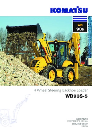 Chargeuses pelleteuses Komatsu WB93S-8