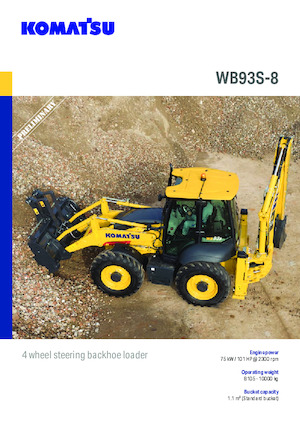 Chargeuses pelleteuses Komatsu WB93S-8E0