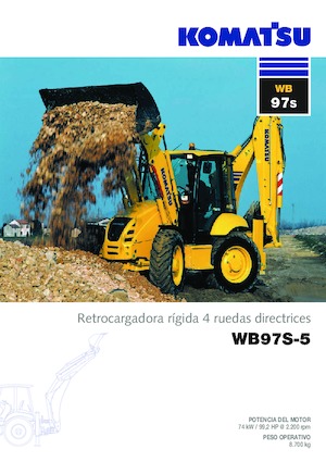 Chargeuses pelleteuses Komatsu WB97S-5 