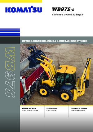 Chargeuses pelleteuses Komatsu WB97S-8E0