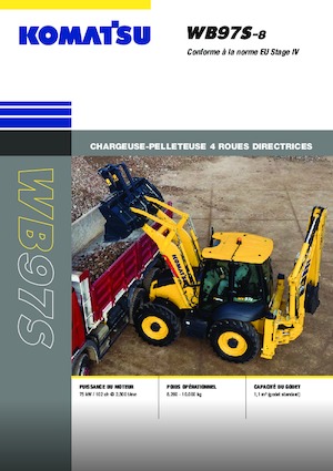 Chargeuses pelleteuses Komatsu WB97S-8E0