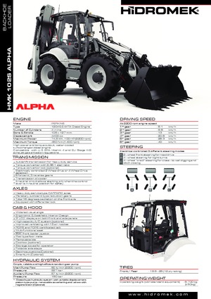 Chargeuses pelleteuses Hidromek HMK 102 B