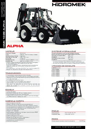 Chargeuses pelleteuses Hidromek HMK 102 B