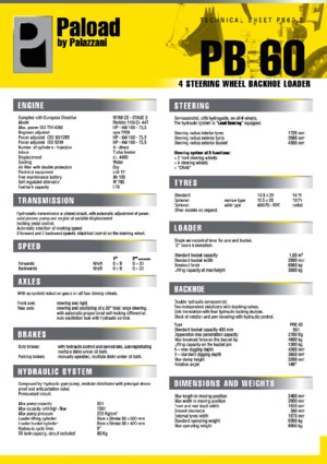 Chargeuses pelleteuses Palazzani PB 60