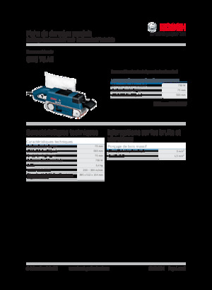 Ponceuses à bande Bosch GBS 75 AE