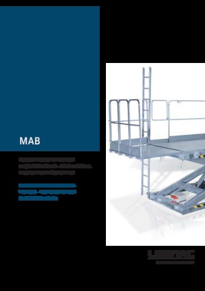 Plateformes de travail pour échafaudages Lissmac MAB 1200