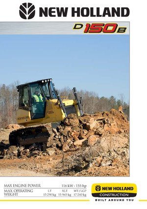 Bulldozers New Holland D 150 B LT