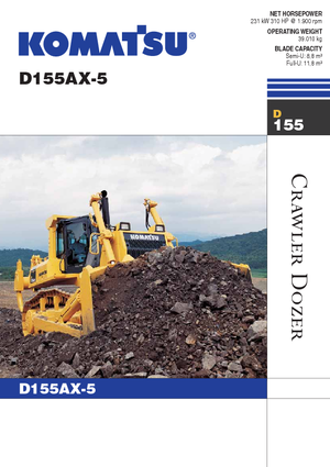 Bulldozers Komatsu D155AX-5B