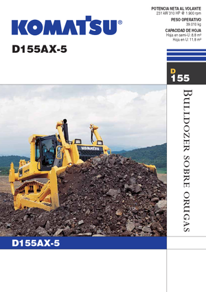 Bulldozers Komatsu D155AX-5