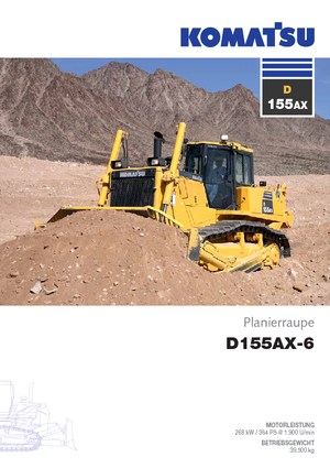 Bulldozers Komatsu D155AX-6