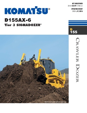 Bulldozers Komatsu D155AX-6