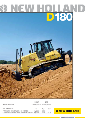 Bulldozers New Holland D180B LT