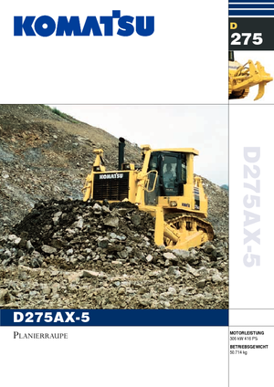 Bulldozers Komatsu D275AX-5