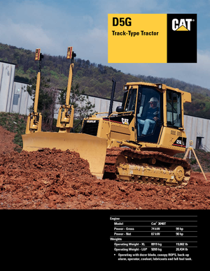 Bulldozers Caterpillar D 5 G M