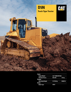 Bulldozers Caterpillar D 5 N XLP