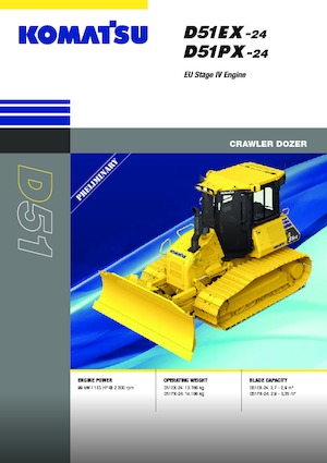 Bulldozers Komatsu D51PX-24E0
