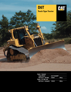 Bulldozers Caterpillar D6T LGP