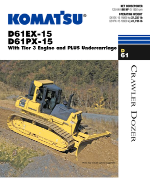 Bulldozers Komatsu D61PX-15E0