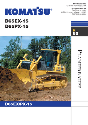 Bulldozers Komatsu D65PX-15
