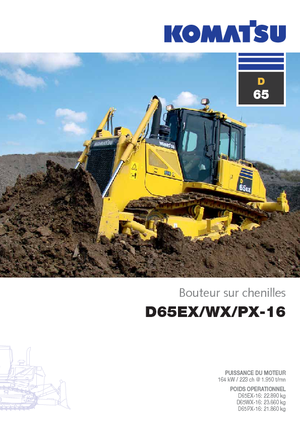 Bulldozers Komatsu D65EX-16