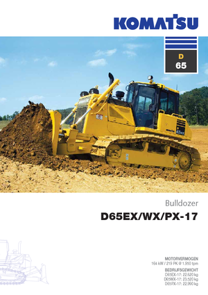 Bulldozers Komatsu D65WX-17