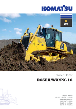 Bulldozers Komatsu D65PX-16
