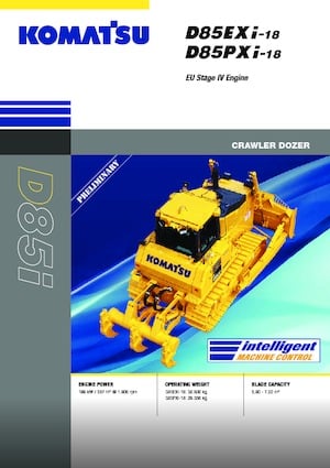 Bulldozers Komatsu D85EXi-18E0