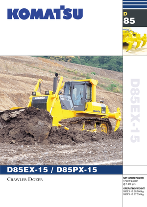 Bulldozers Komatsu D85PX-15