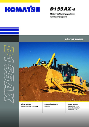 Bulldozers Komatsu D155AX-8E0