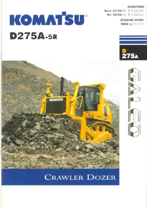 Bulldozers Komatsu D275A-5R